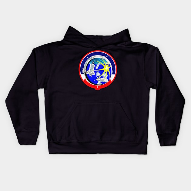 Black Panther Art - NASA Space Badge 113 Kids Hoodie by The Black Panther